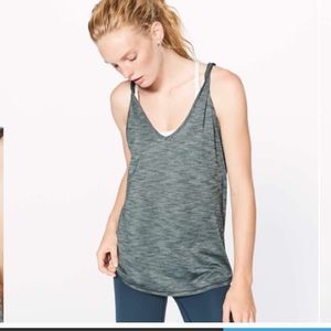 Wore once!!! Lululemon Tank Do the Twist.